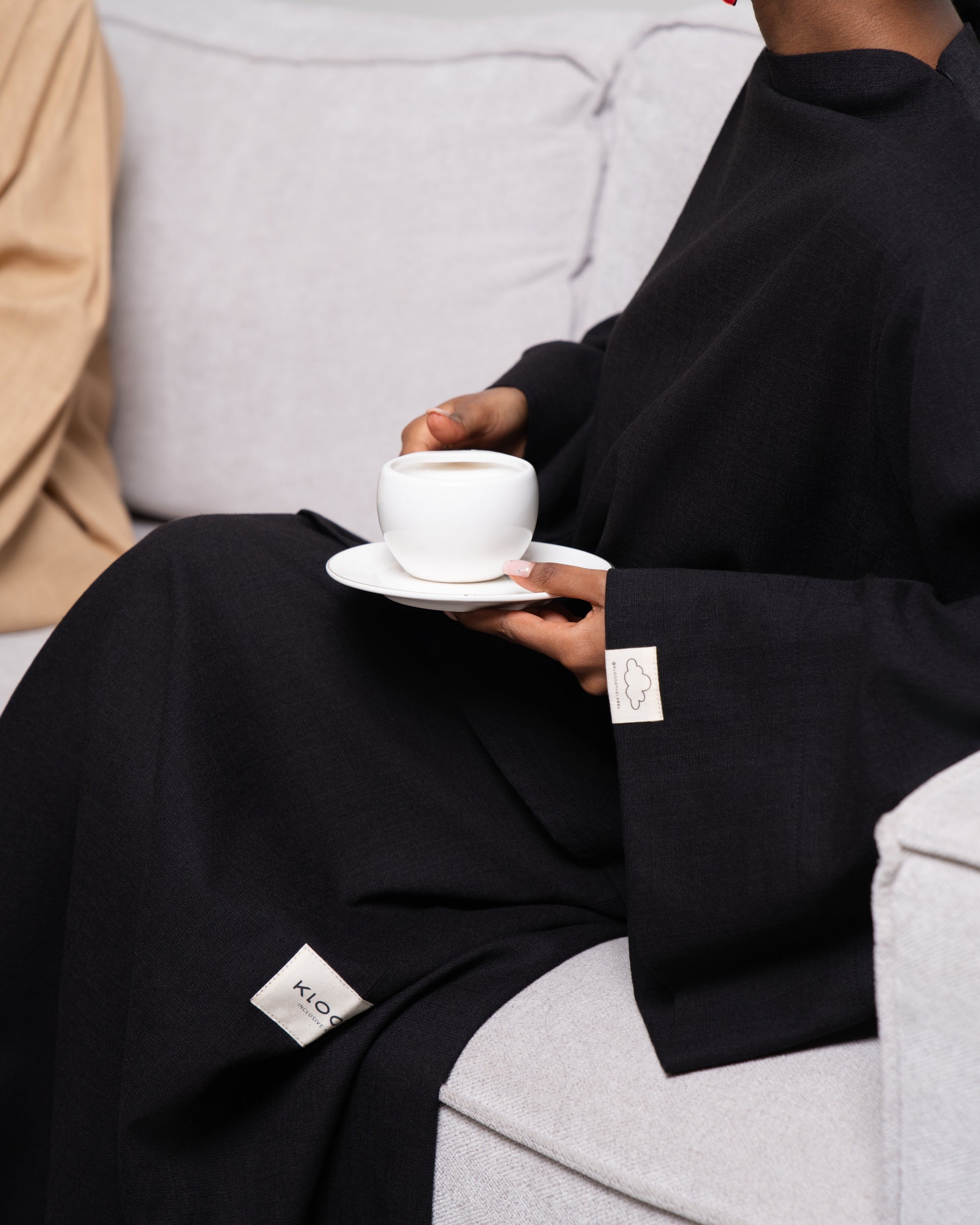 SANAA black linen set