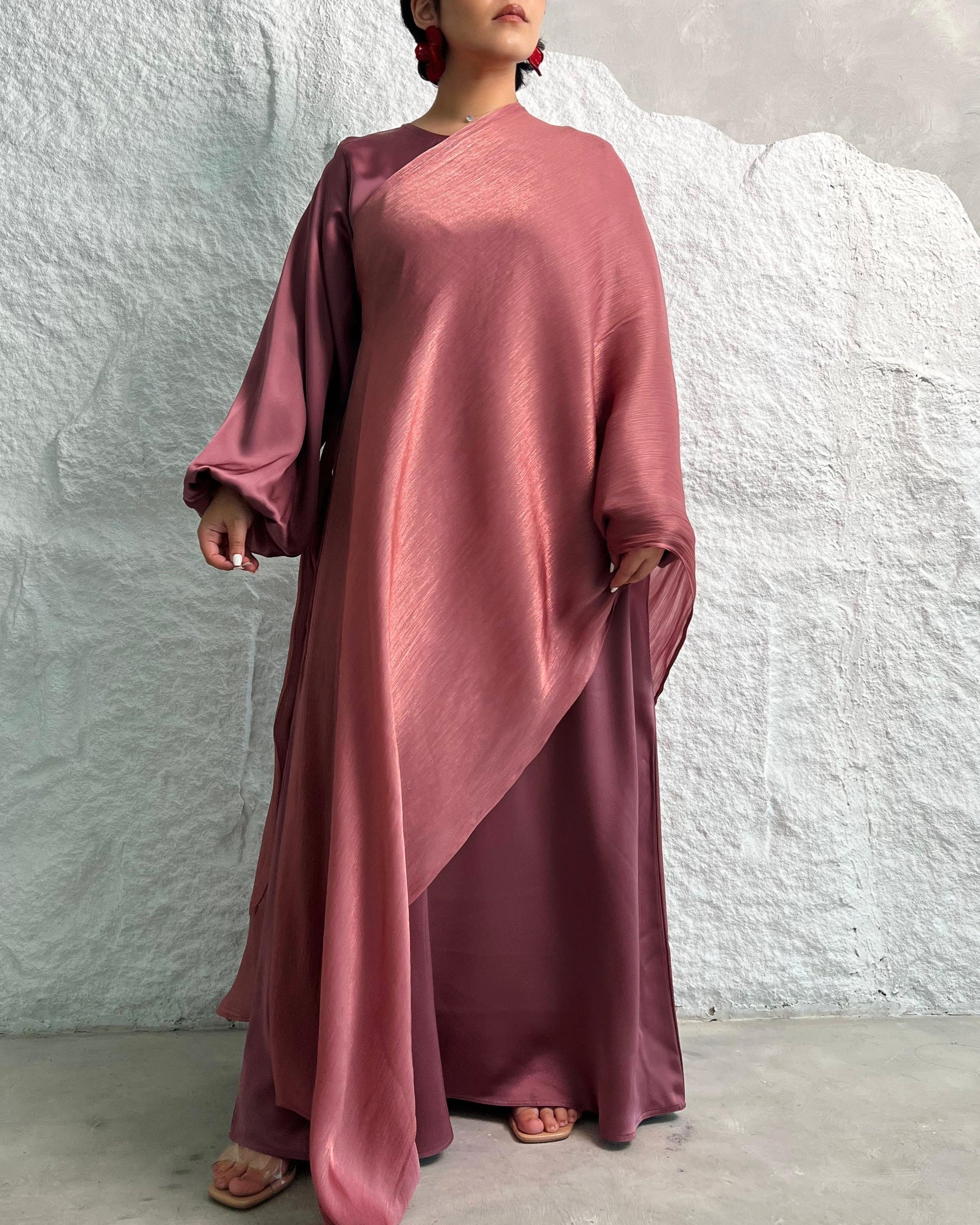 Abaya set rose