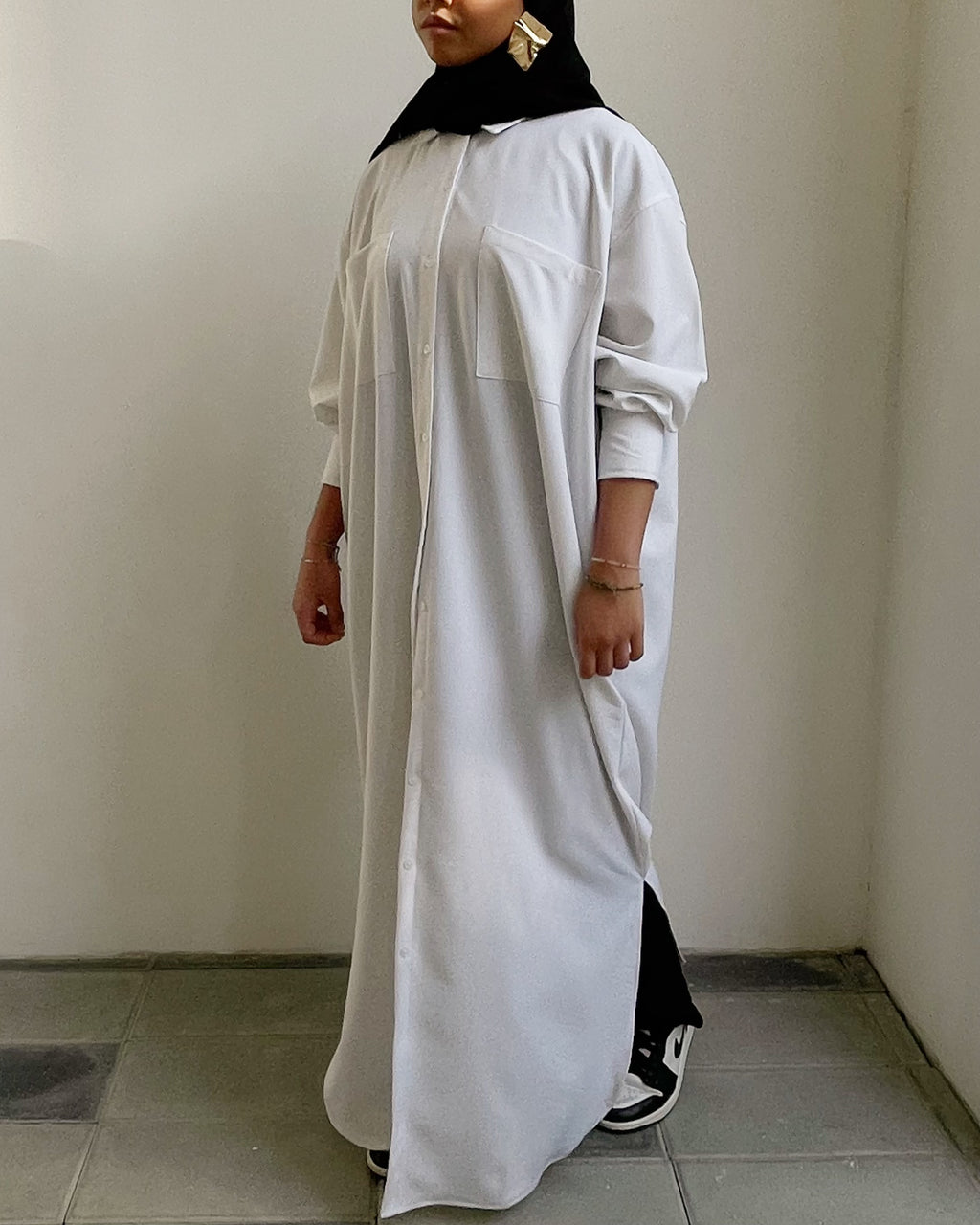 Chemise oversize blanche