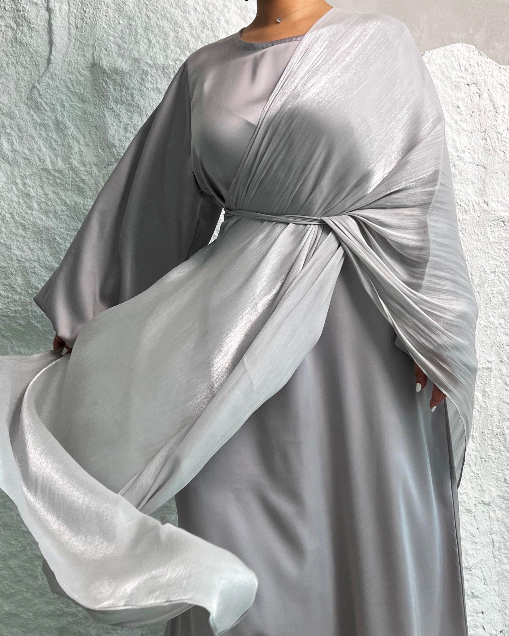 Abaya set gris