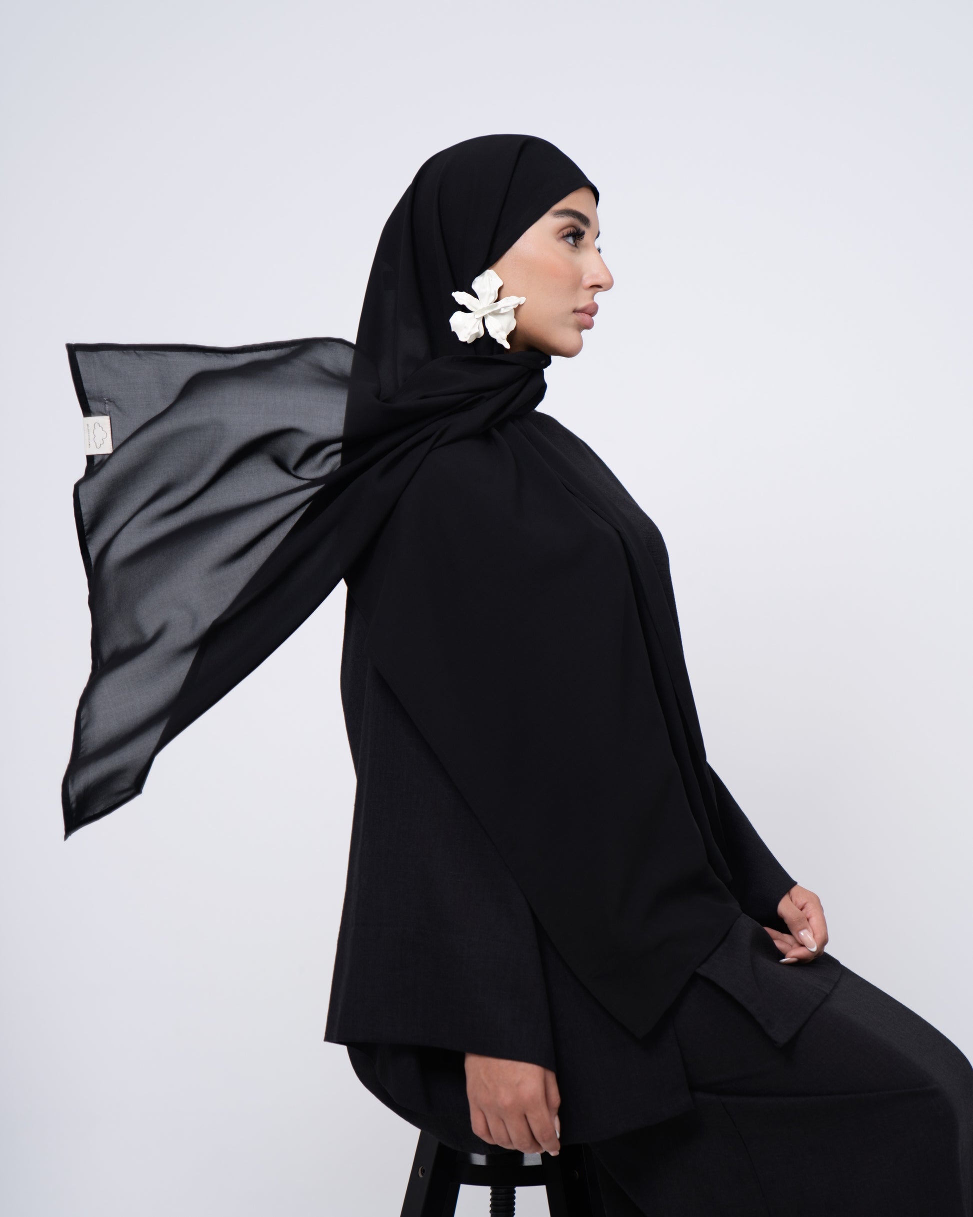 Hijab facile à enfiler MINI BLACK