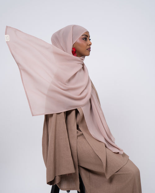 Hijab facile à enfiler MINI PINKY NUDE