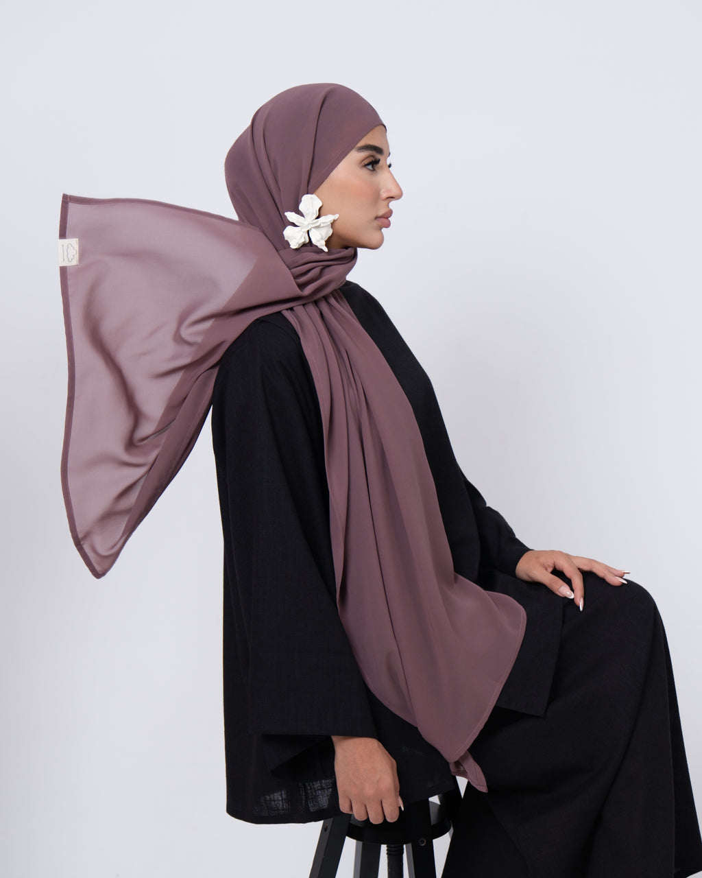 Hijab facile à enfiler MINI VIOLETTE